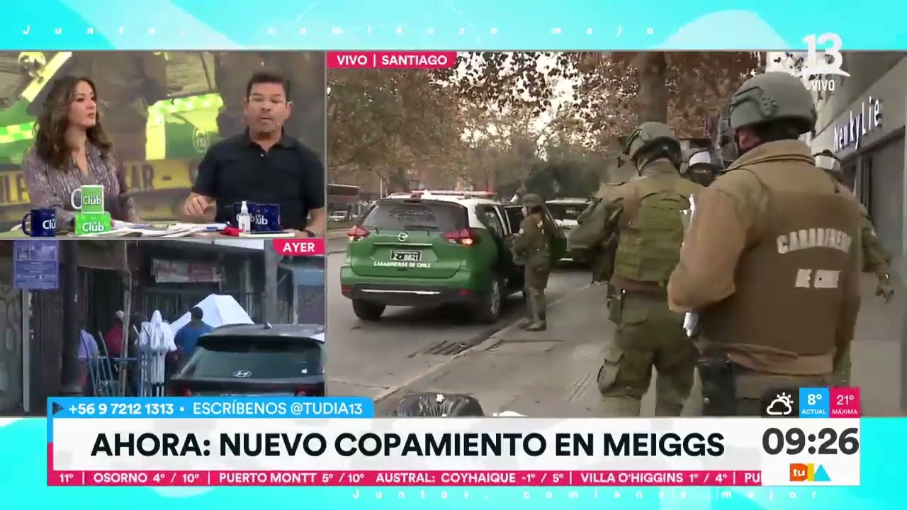 Tercer día de copamiento policial en Barrio Meiggs | Tu Día | Canal 13