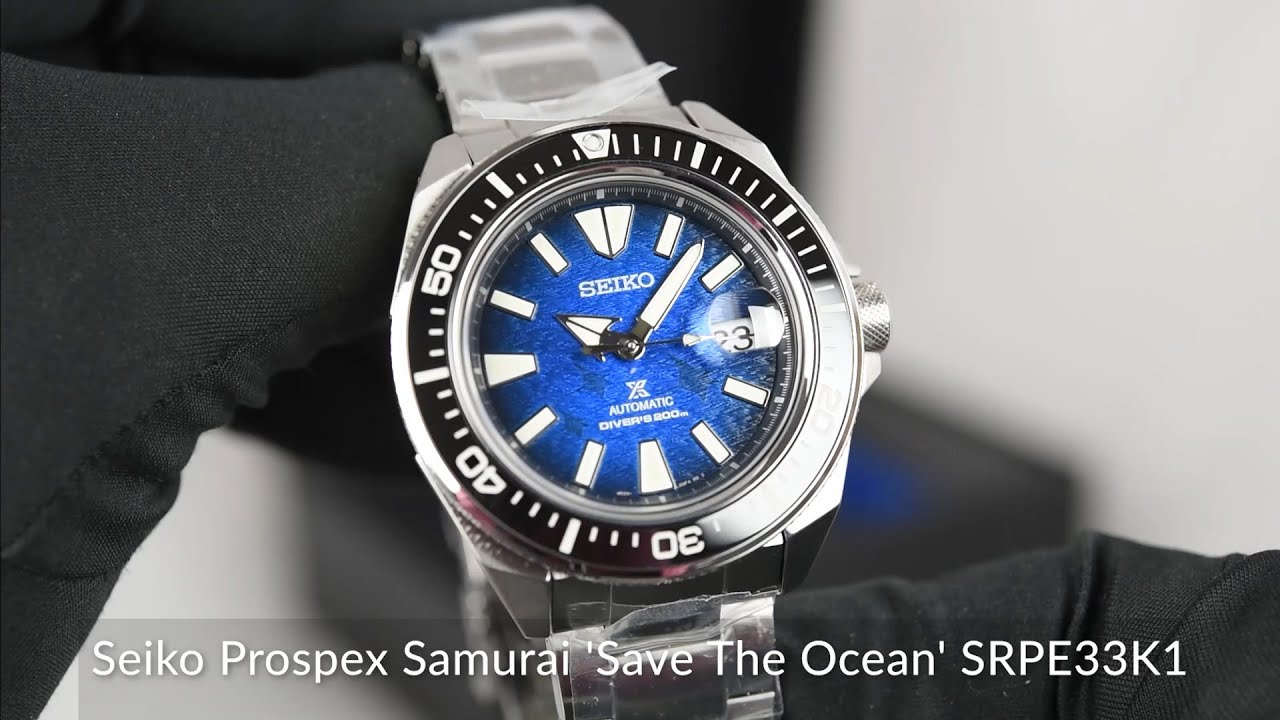 Seiko Prospex Samurai 'Save The Ocean' SRPE33K1