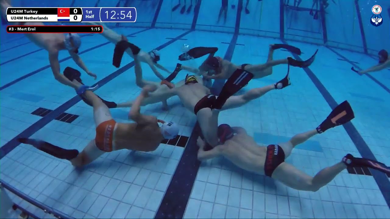 HOLLANDA-TÜRKİYE/2019/İngiltere/Sualtı Hokeyi Müsabakası