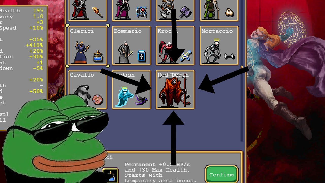 VAMPIRES SURVIVOR - Cómo matar a la muerte y desbloquearlo como personaje -