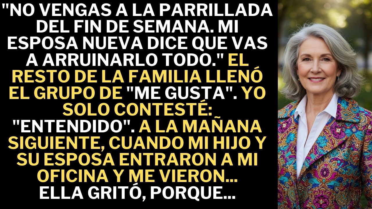Mi hijo dijo que yo arruinaría la fiesta… así que hice algo que lo dejó completamente paralizado.