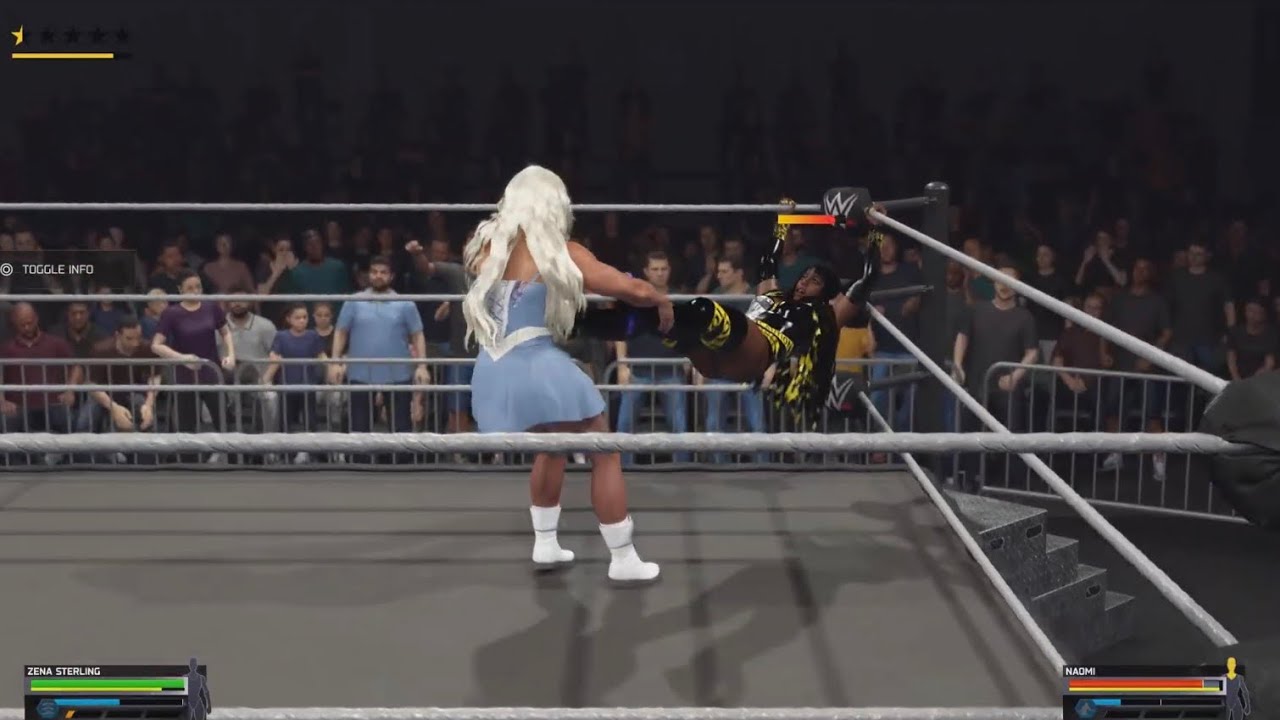 WWE 2K25 Evolve Zeno Sterling vs. Naomi
