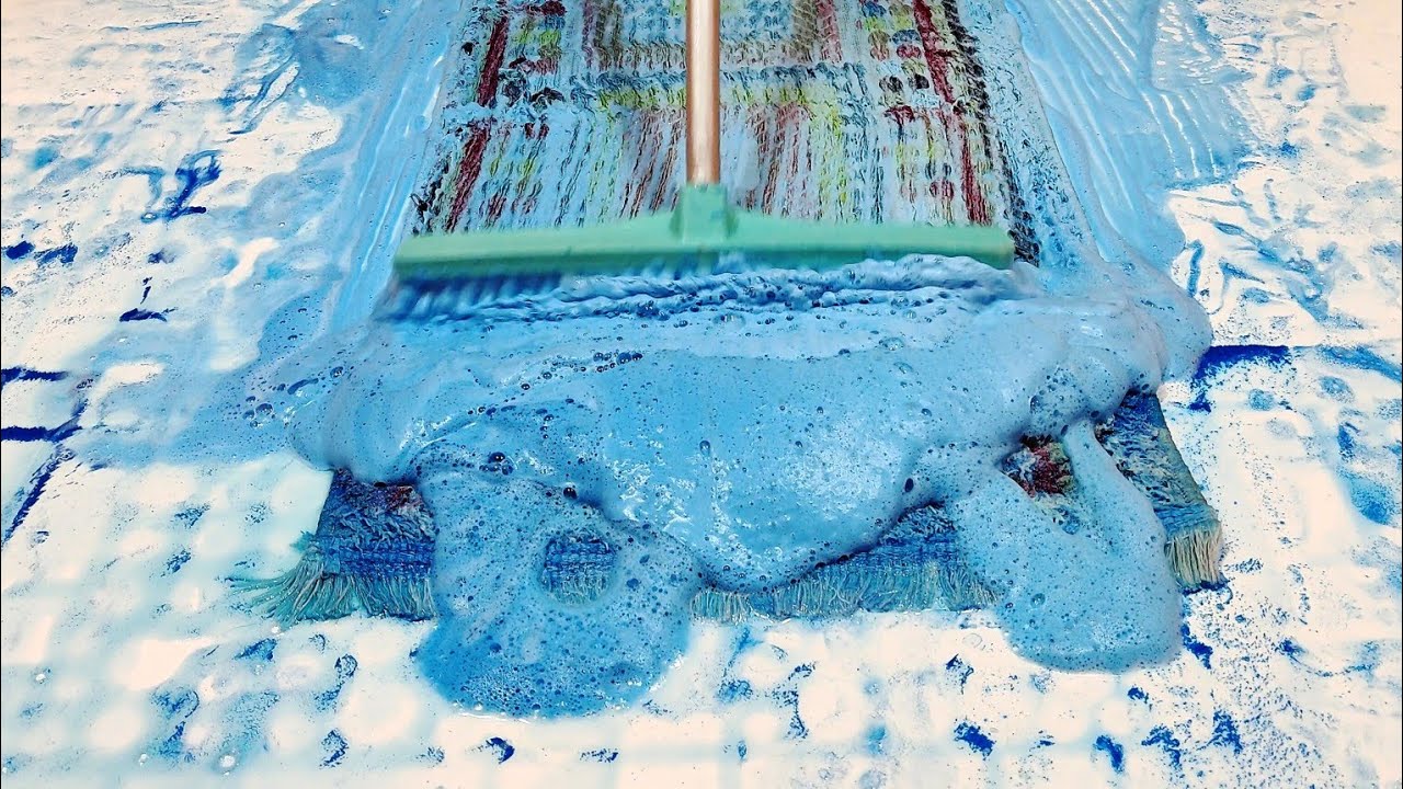 The Most Epic💙🌀Rug Cleaning Show🎥 (Asmr)