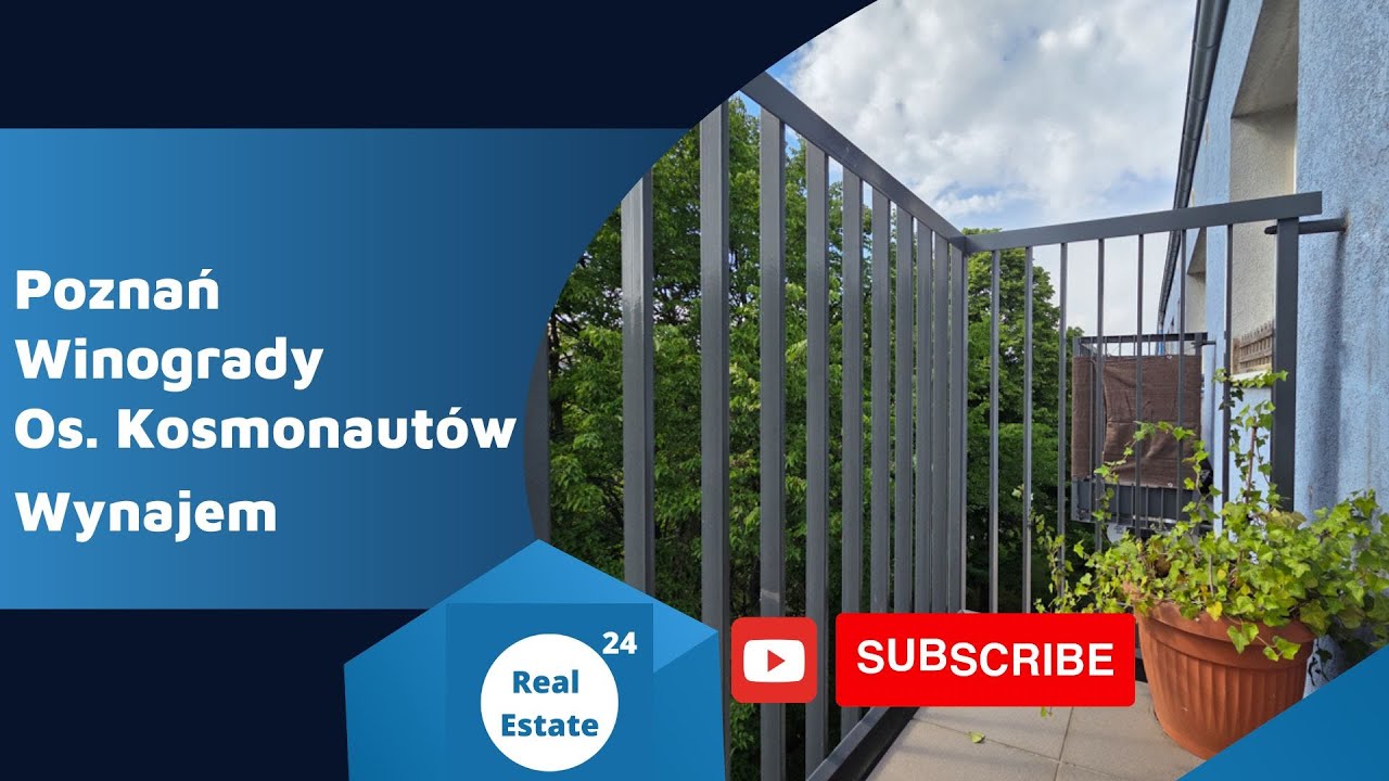 Idealne Dla Studentów! 3 Pokoje z Balkonem  Osiedle Kosmonautów Poznań