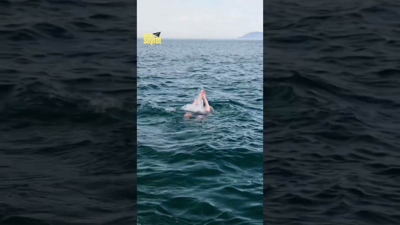 Ordulu vali ocak ayında denize girdi.  