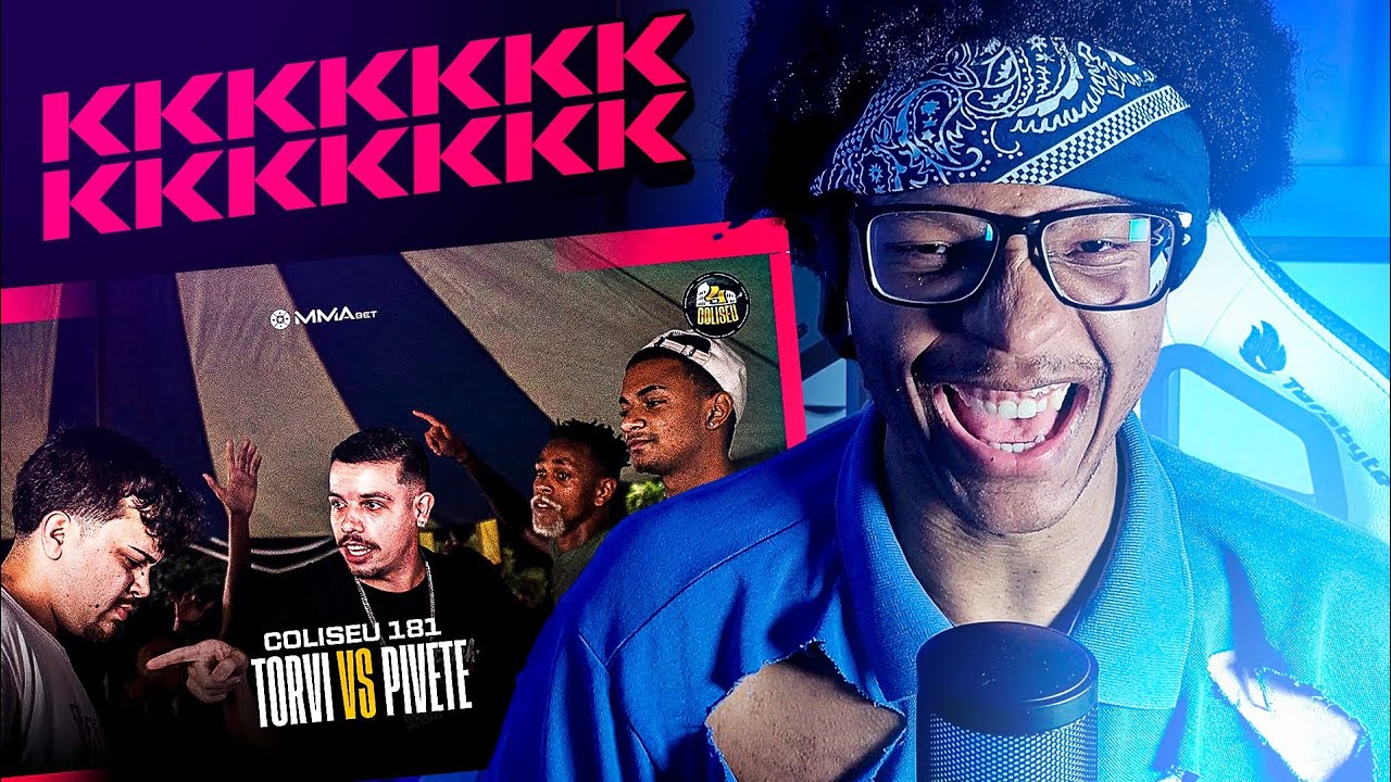 (DEUSES DA GASTAÇÃO 😂😂) PIVETE X TORVI | React [Batalha do Coliseu]