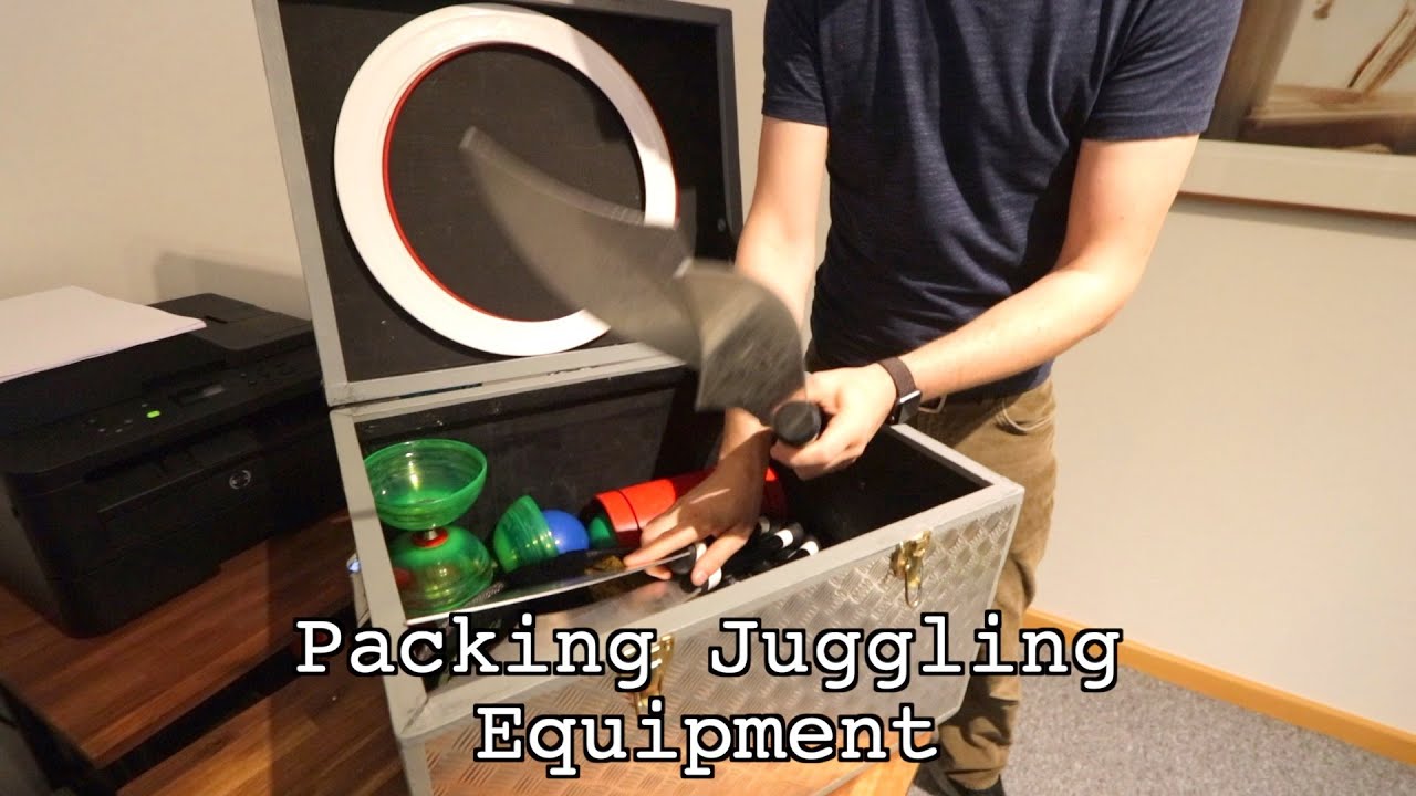 Packing Juggling Equipment for Two Shows