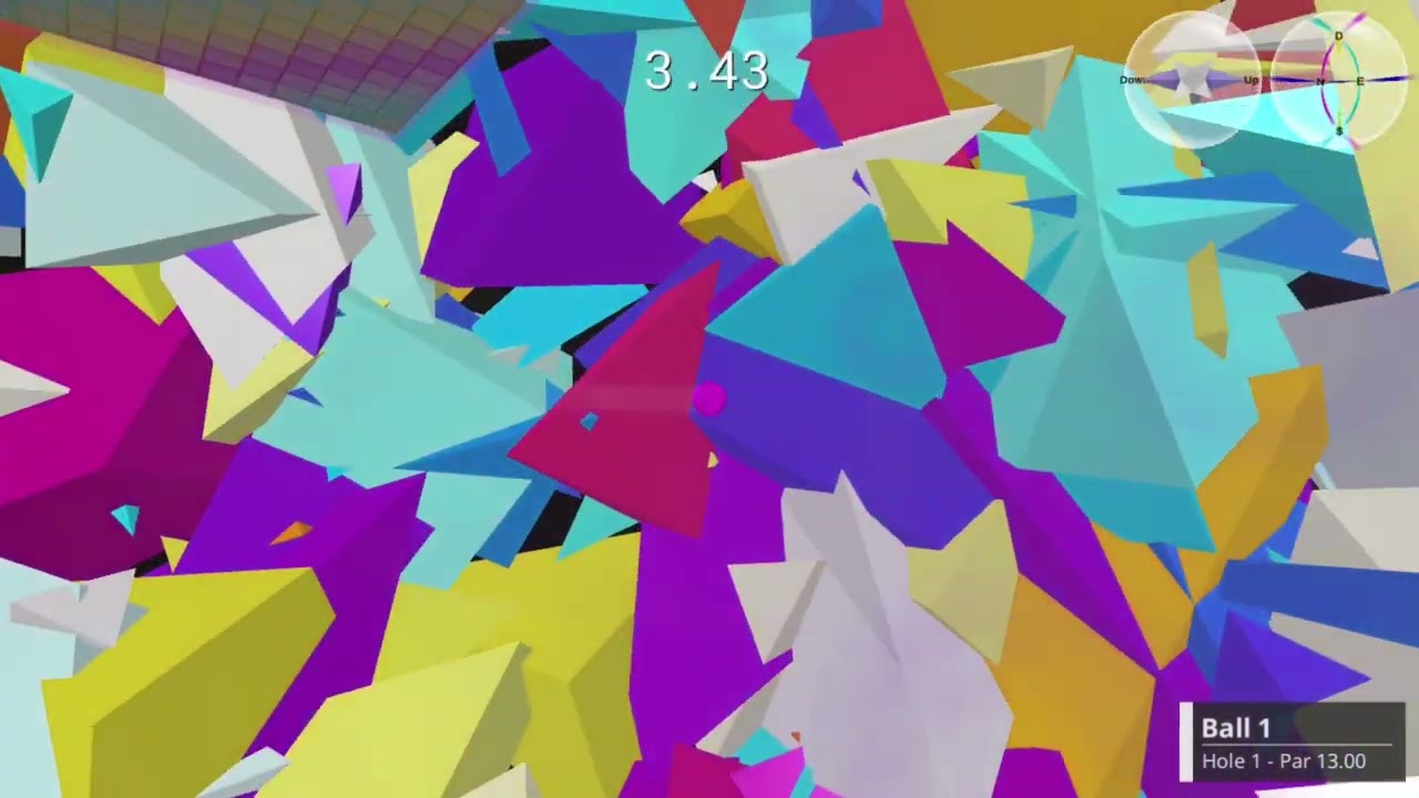[SPOILER ALERT] 4D Golf Beyond Marble Mode All 18 Holes Under Par - 4D Golf Part 28