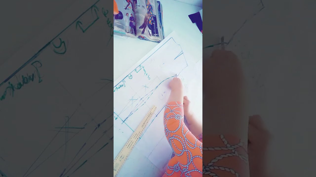 Tipar blazer dame alb cu paspoal negru (de pe manechin )partea 1a 