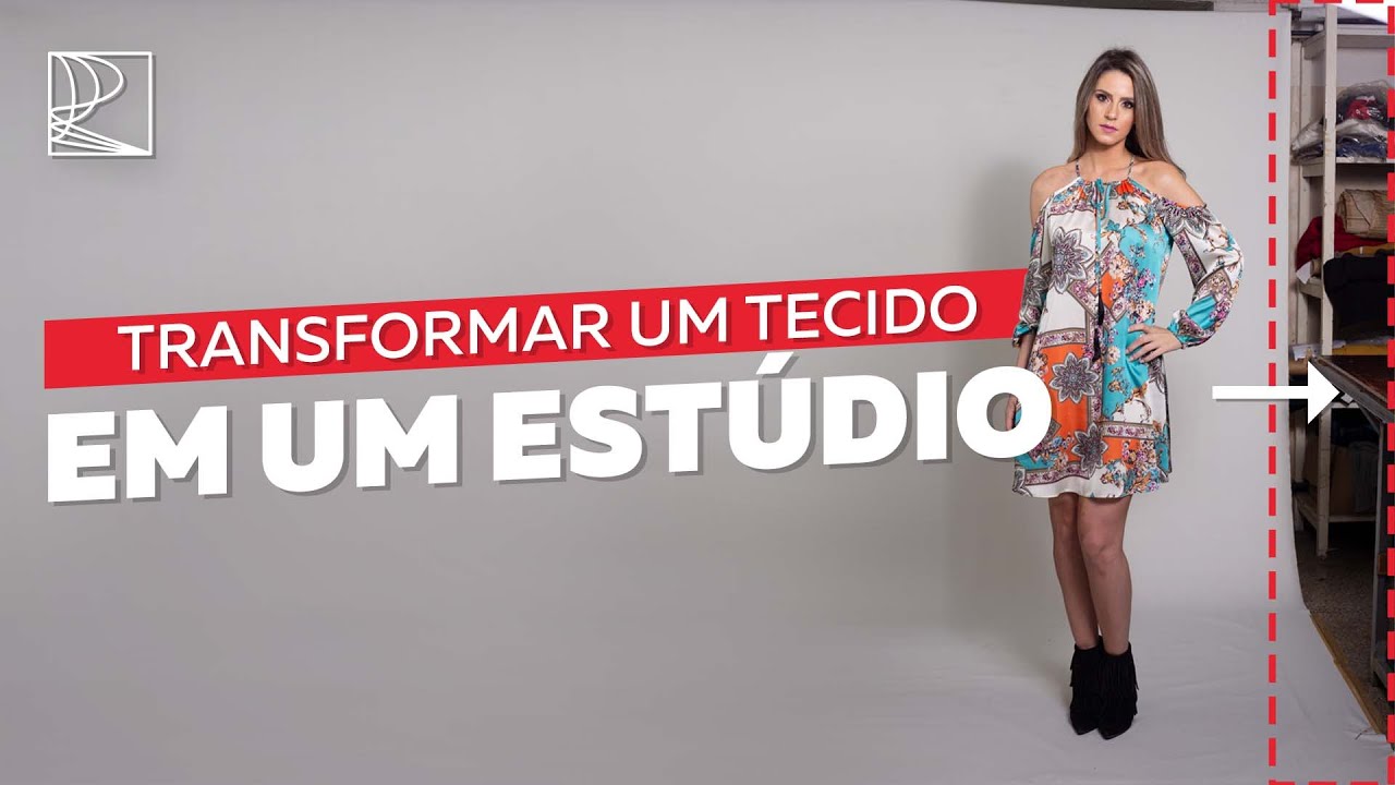 Aprenda a preencher o fundo de um estúdio usando o Photoshop