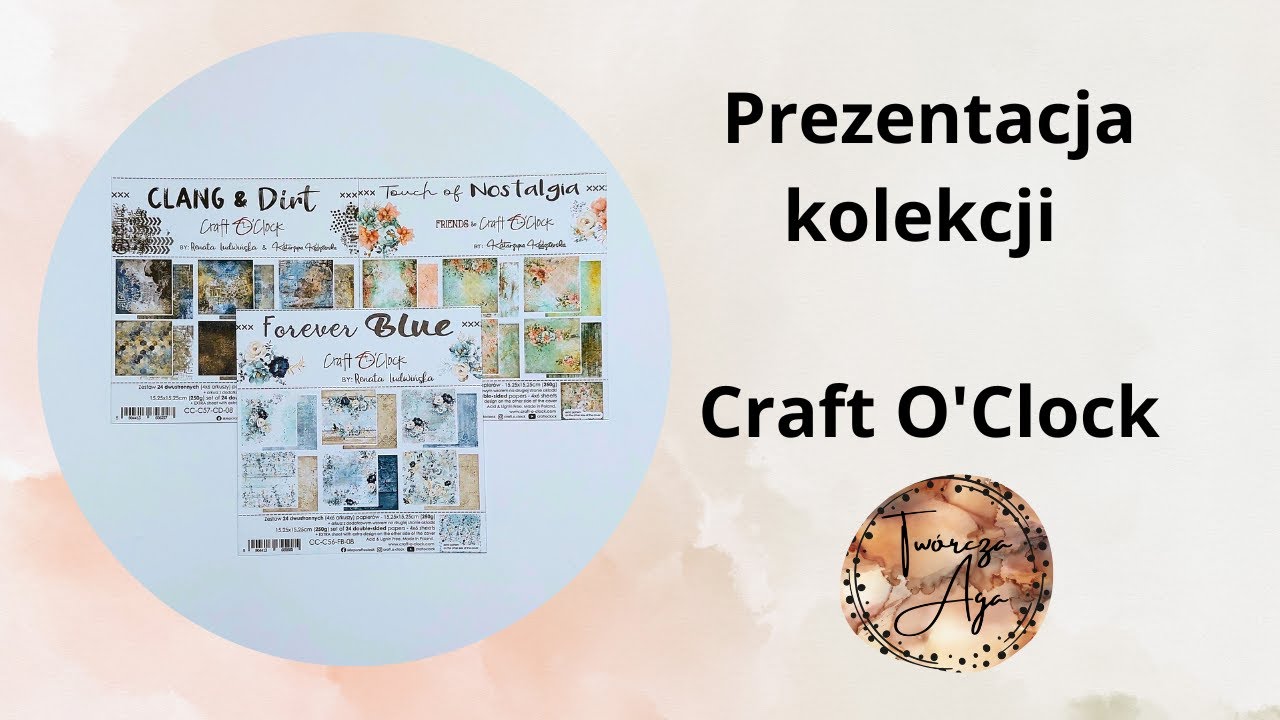 Craft O'Clock - Forever Blue - Clang &Dirt - Touch of Nostalgia - prezentacja kolekcji