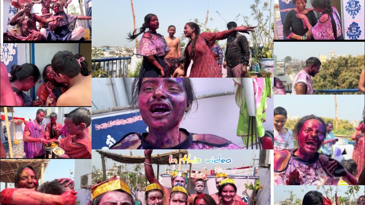 Holi vlog / masti /#holivlog2026 