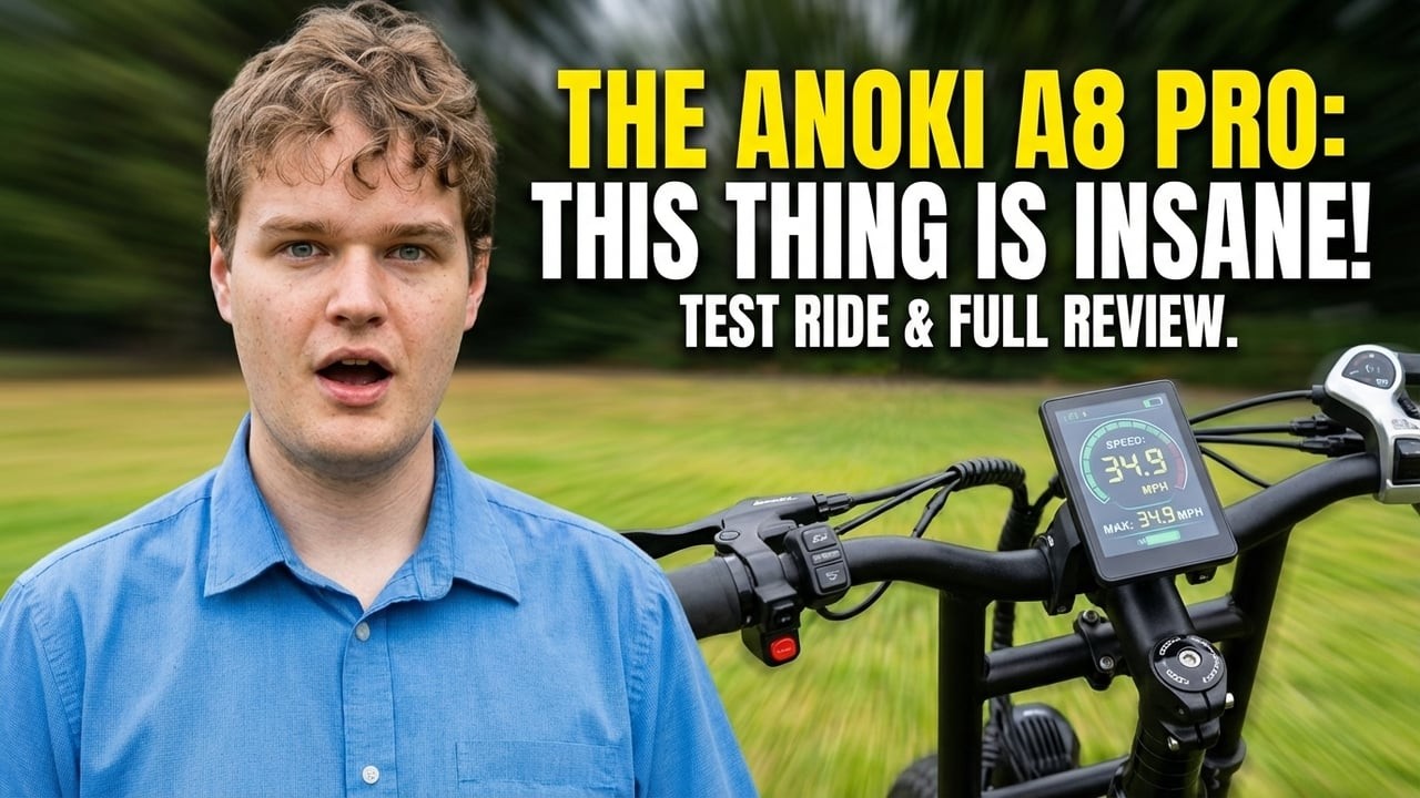 Aniioki A8 Pro Max Review - LONGEST Range EBike?!