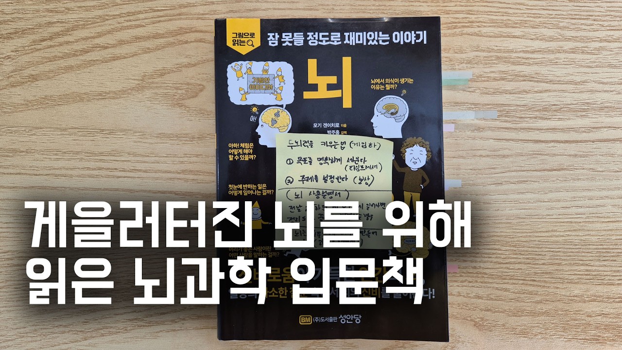 뇌가 쉬운 것부터 하래서 읽은 뇌과학 입문책  