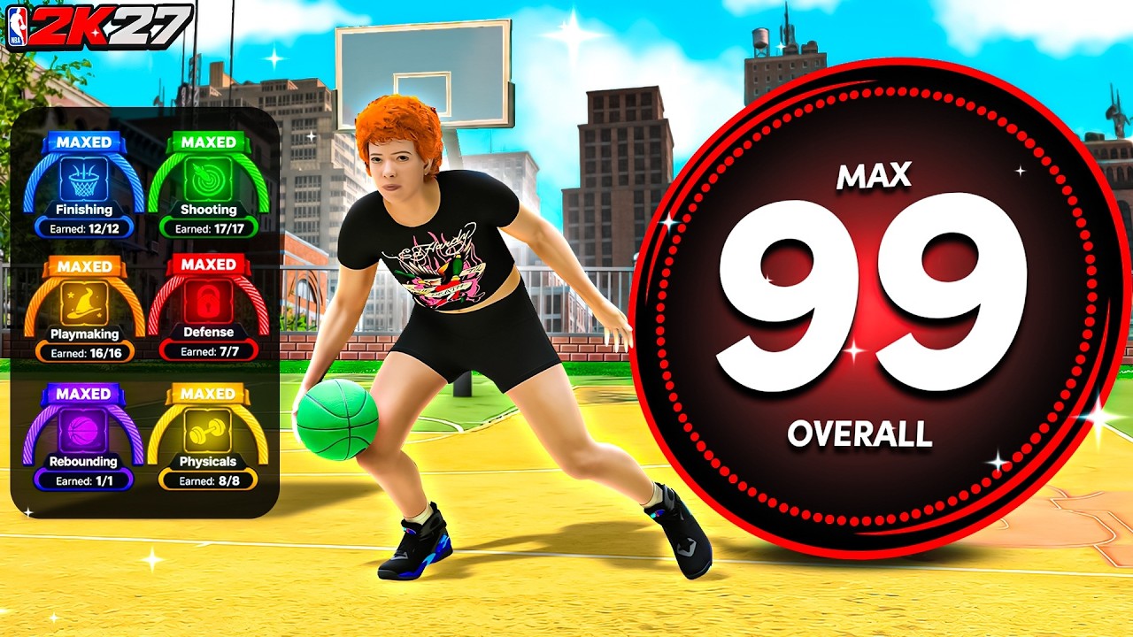 99 ОБЩИЙ РЕЙТИНГ + МАКСИМАЛЬНЫЕ БЕЙДЖИ &mdash; ЭТО КАК ЧИТЕРСТВО в NBA2K27