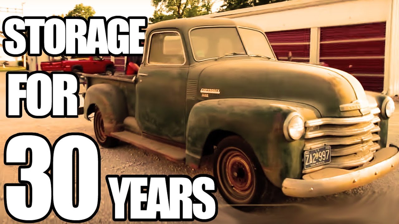 found a 1949 5 window Chevy 3100 truck in a storage shed
