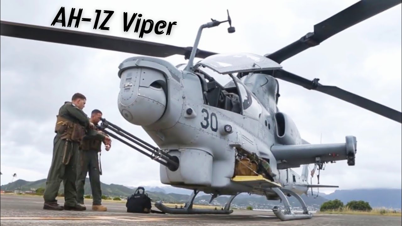Marines AH-1Z Viper - Bell Attack Helicopter in Action