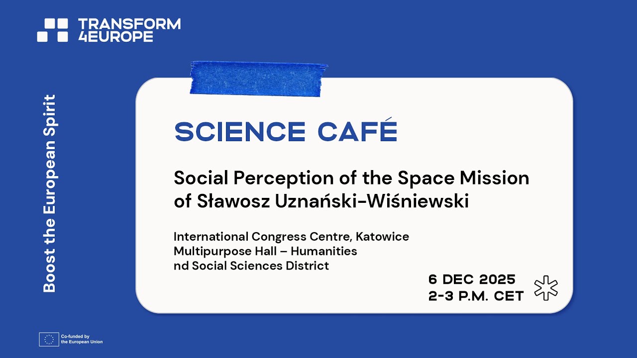 Science Cafe – Social Perception of the Space Mission of Sławosz Uznański-Wiśniewski (USil)