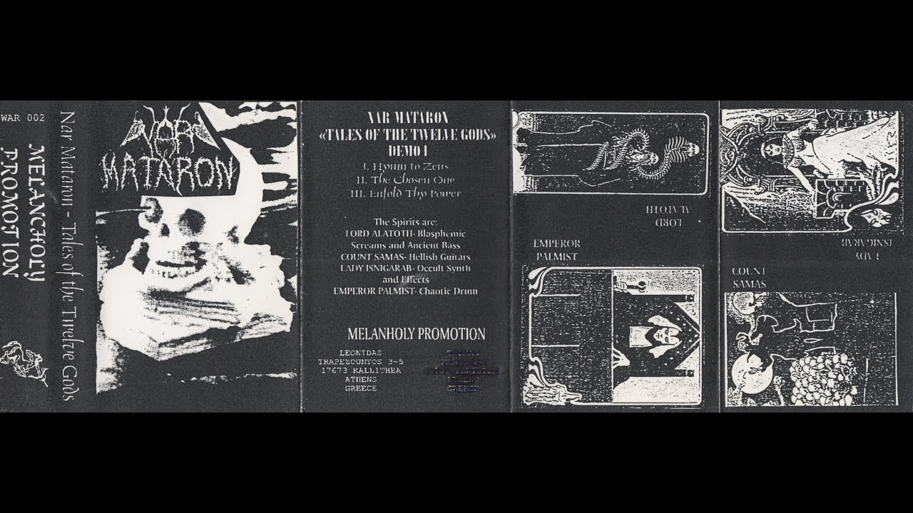 Nar Mataron (Grc) Tales of the Twelve Gods (Demo, 1994) Black Pagan Metal Greece