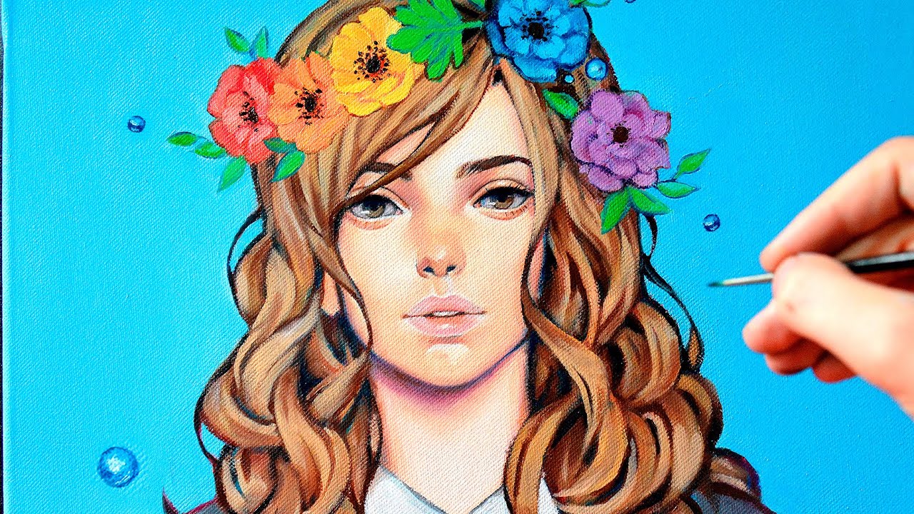 【Oil Painting】Flower Crown
