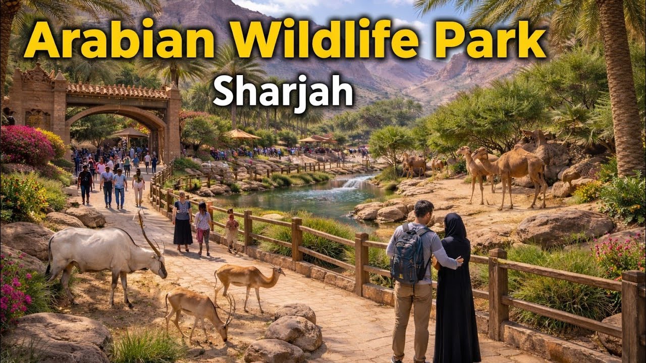 Arabian wildlife park 🏞️ | Sharjah | #weekend vlog 