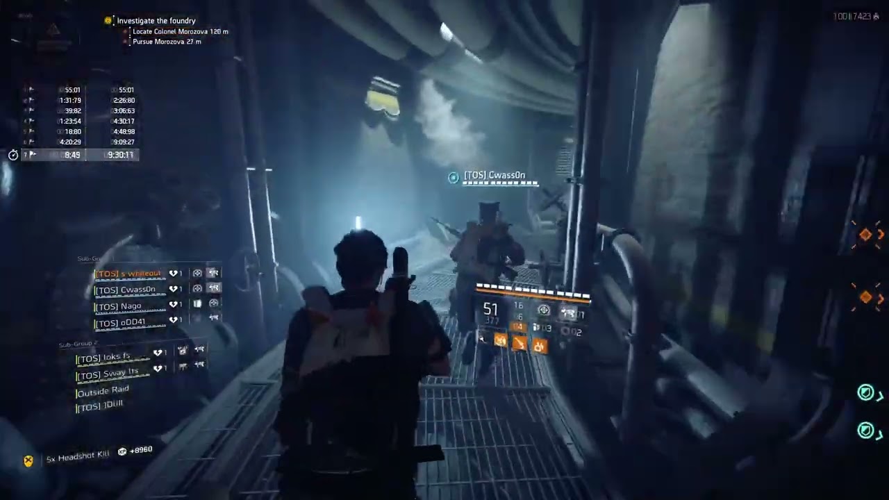 The Division 2 - [16:25] Operation Iron Horse closed door console speedrun WR (TOS, INC)