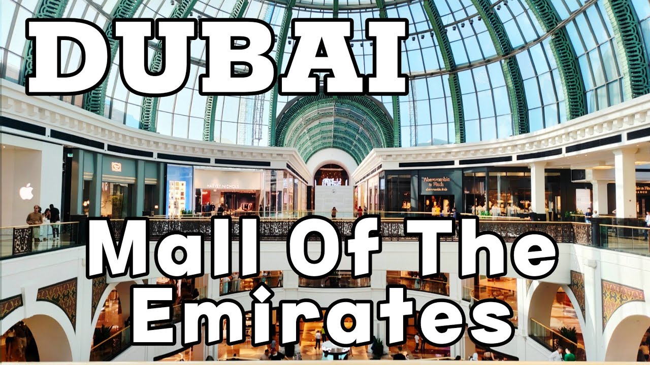 Dubai Mall of the Emirates | Inside Walking Tour ! Ski Dubai & Ultimate Shopping Destination