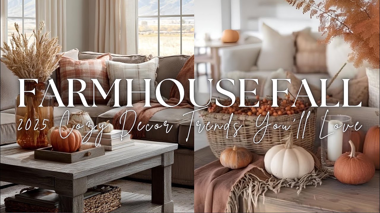 🍁 Fall Farmhouse Decor You’ll Love (2025 Inspiration for a Cozy Autumn Refresh)