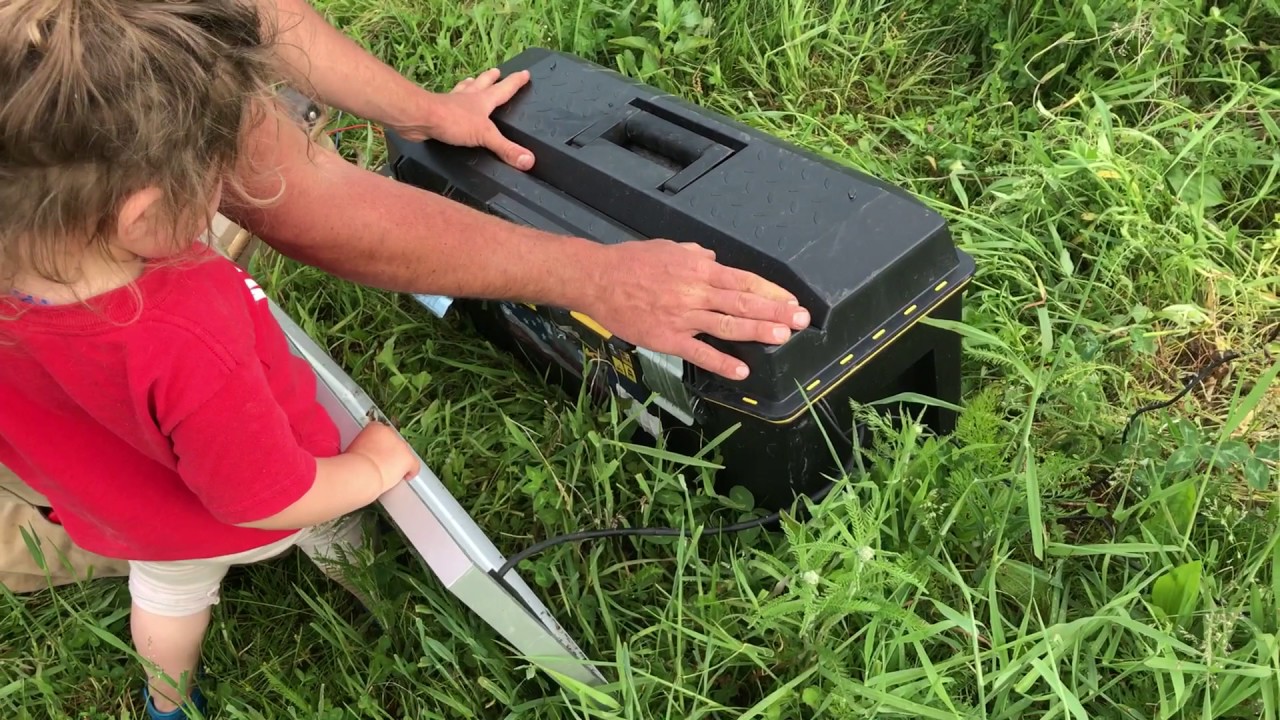 DIY Portable Solar Electric Fence Energizer