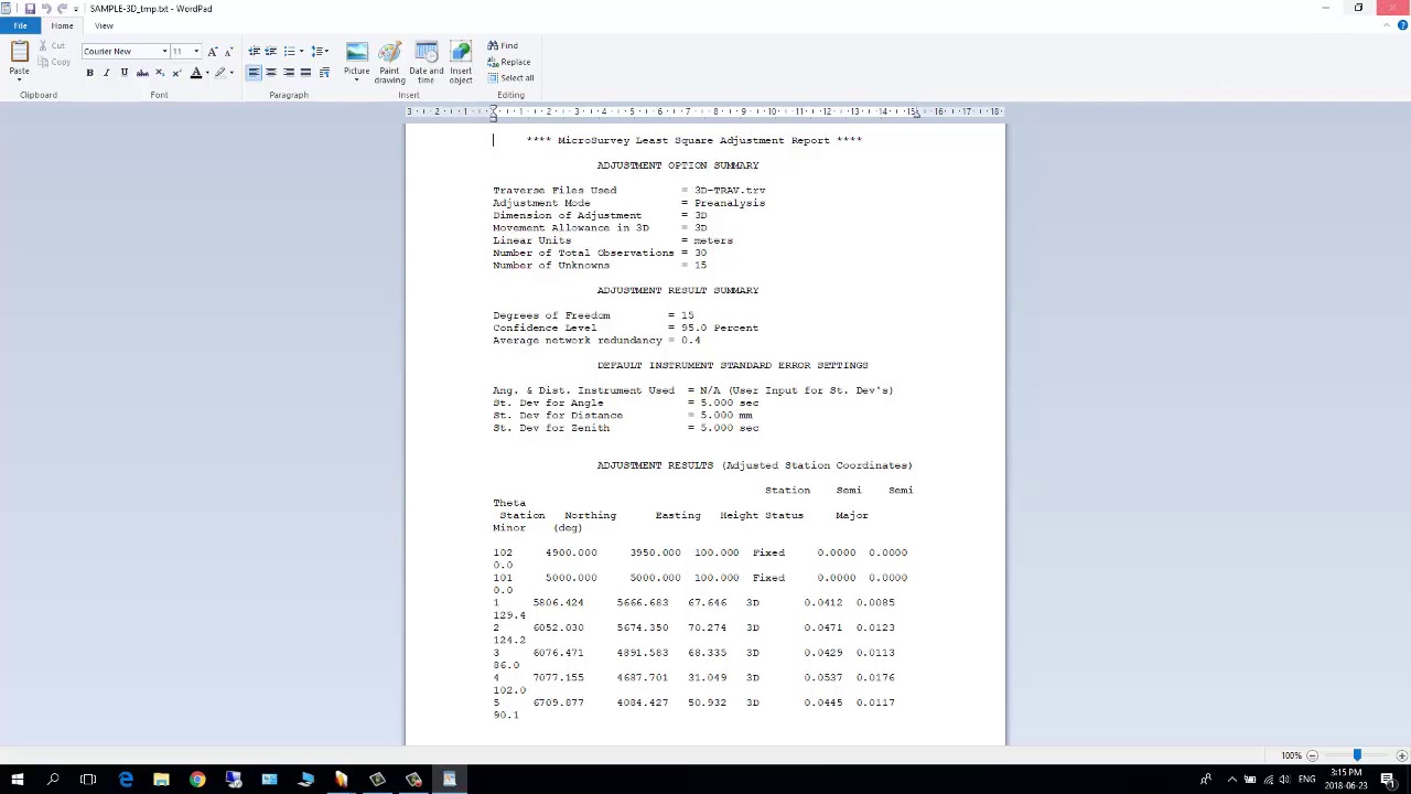 Least Squares Adjustment
