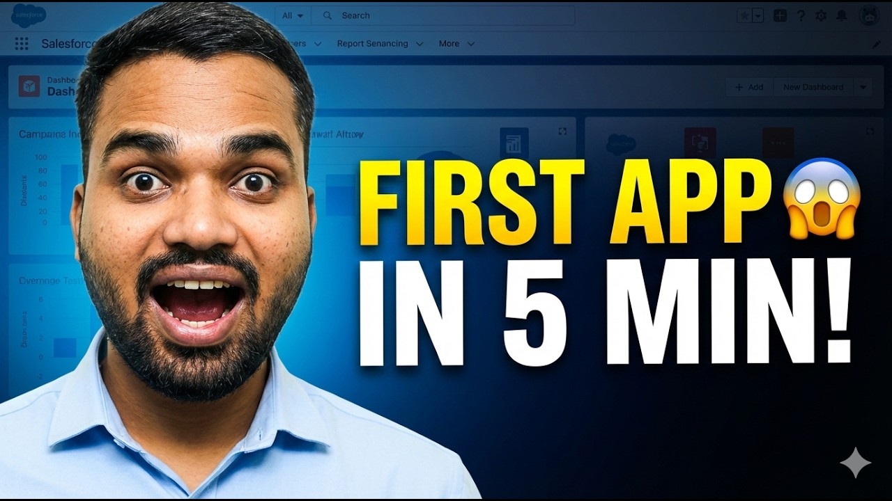 How to Create First App in Salesforce | Step-by-Step for Beginners (Telugu)