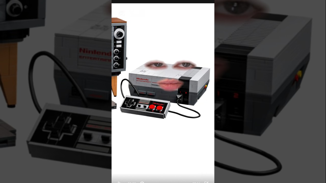 NINTENDO NES SPOTYKA NESA Z LEGO 