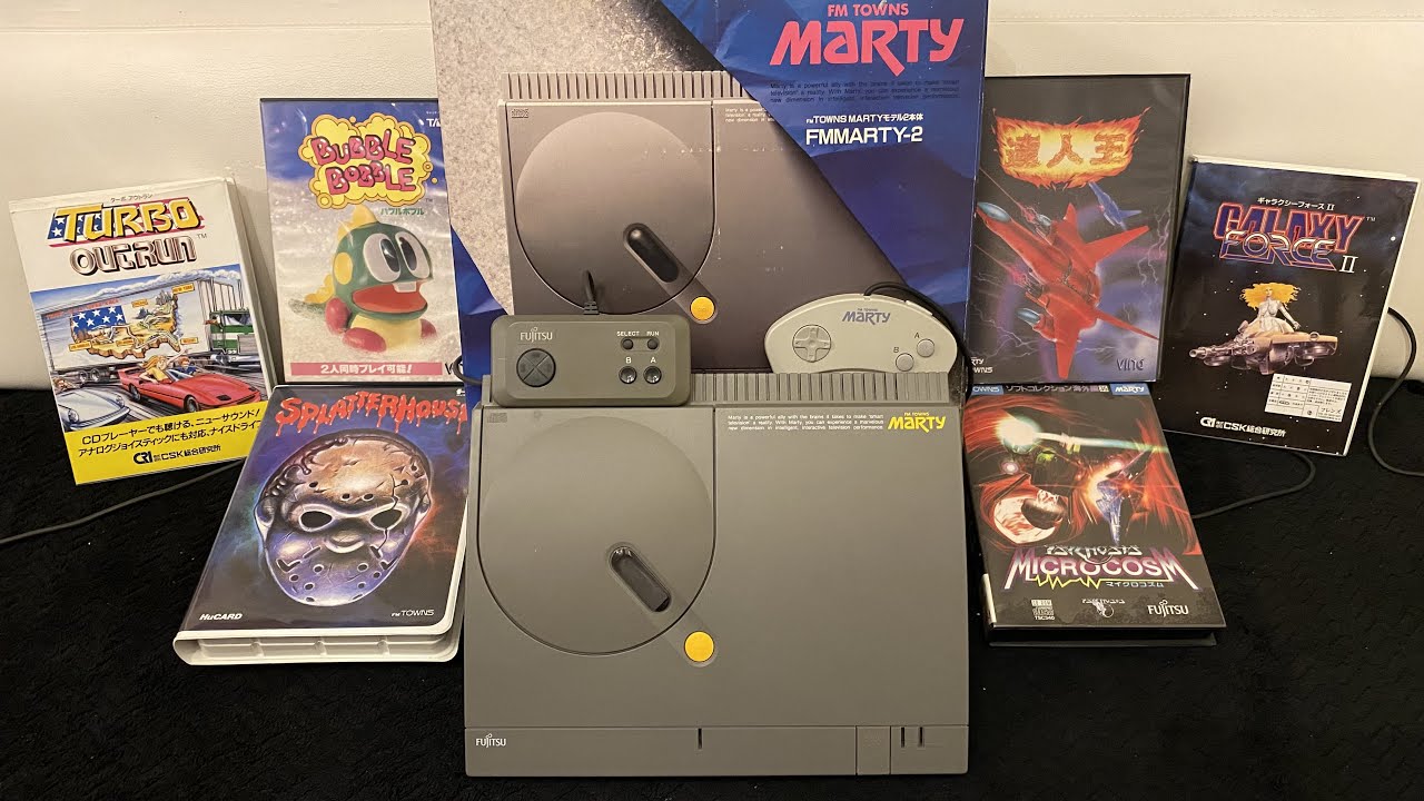 FM TOWNS MARTY la 1&egrave;re console 32 bits ?