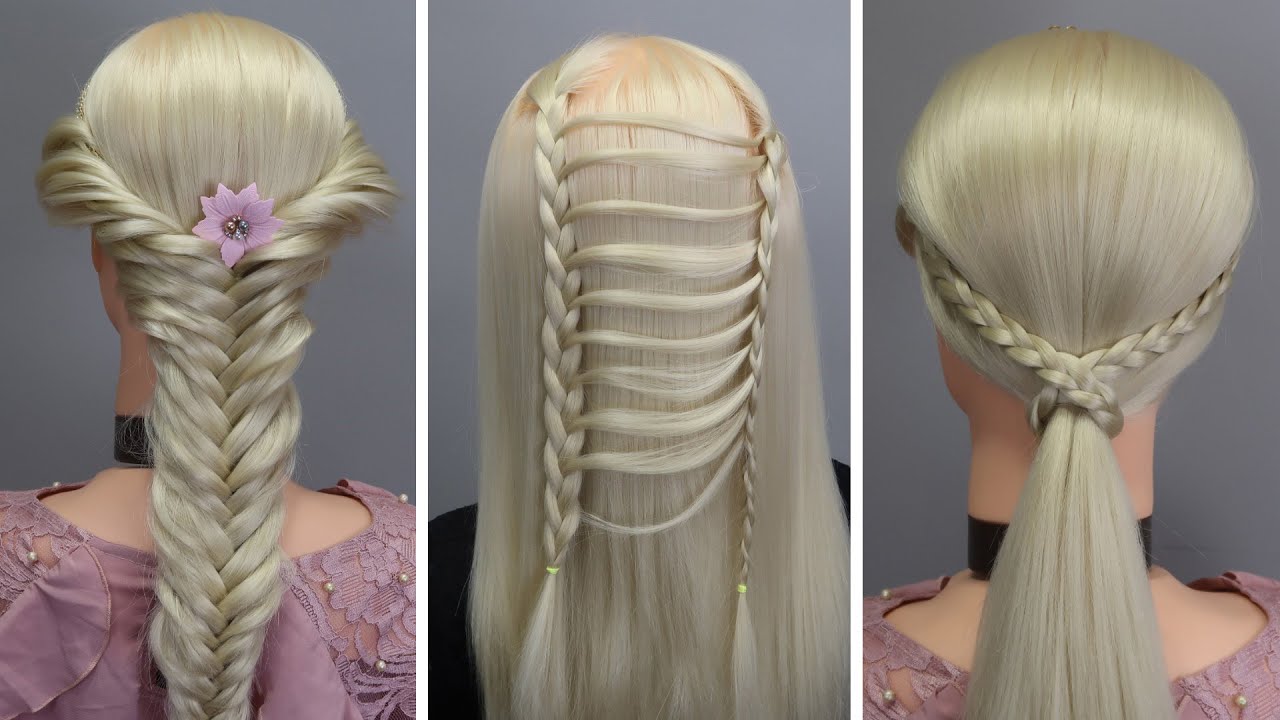 Top 10 amazing hairstyles ♥️ Hairstyles Tutorials ♥️ Easy hairstyles with hair tools