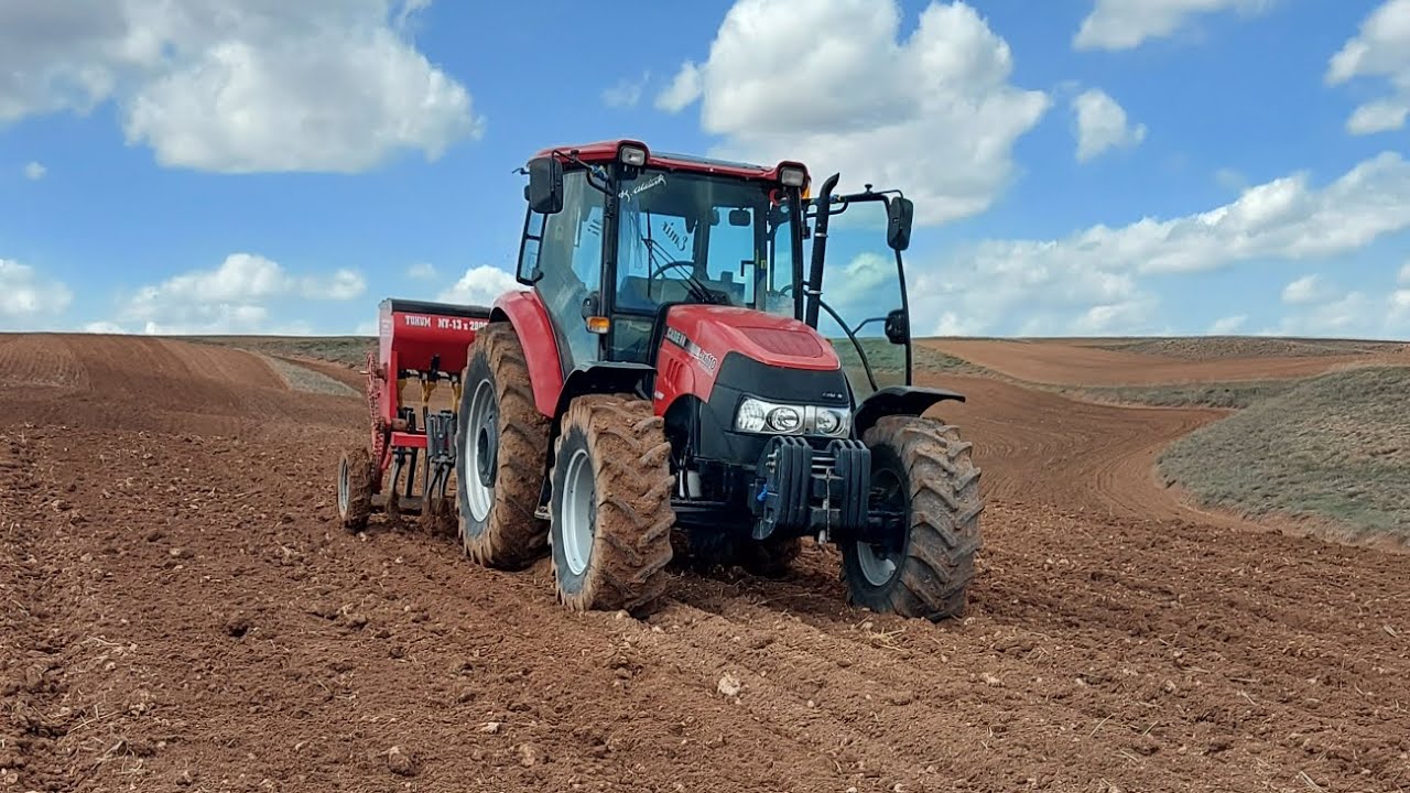 2023 Sezonu Nohut Ekimi!! Case jx110 - New Holland TD75D #nohut#üretim#tarım #türktraktör#mibzer