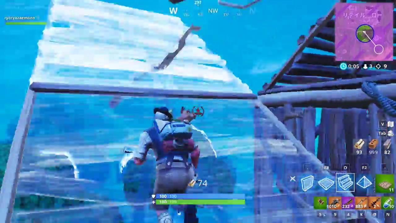 最終エリア戦は階段で前だけ注意し、他の誘惑を切り捨てろ？【FORTNITE】