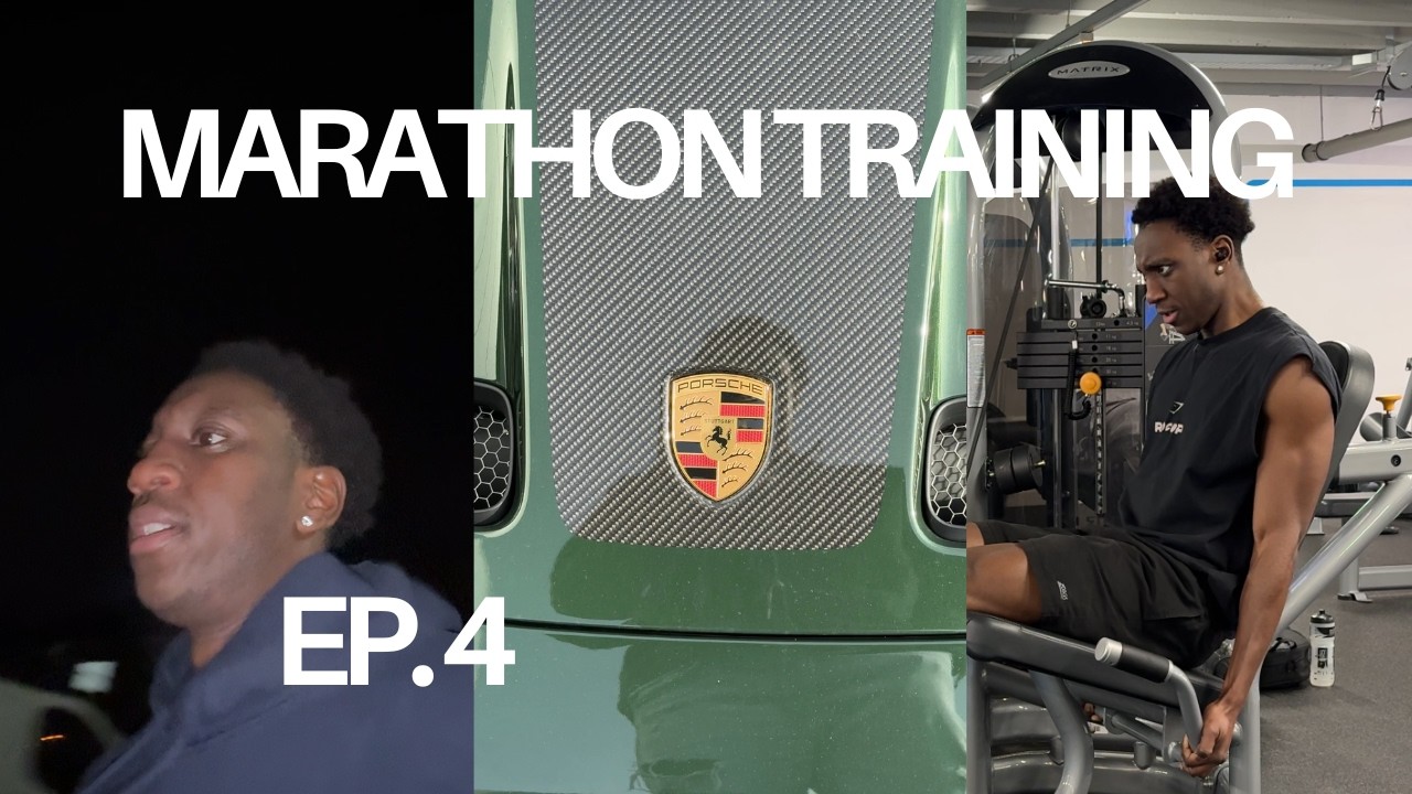Training For My First Marathon - Injury, Porsche, and Rehab Training | EP. 4