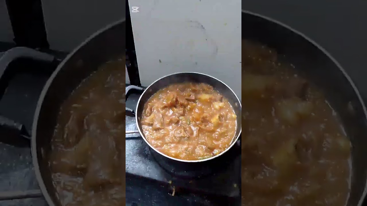 গরুর মাংস আর সাথে পোলাও 