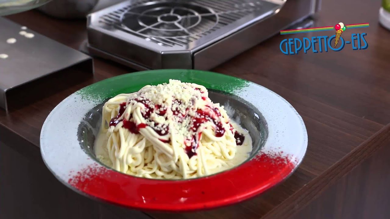 Spaghetti Eis oder wie funktioniert Geppetto Spaghetti Eispresse 190P