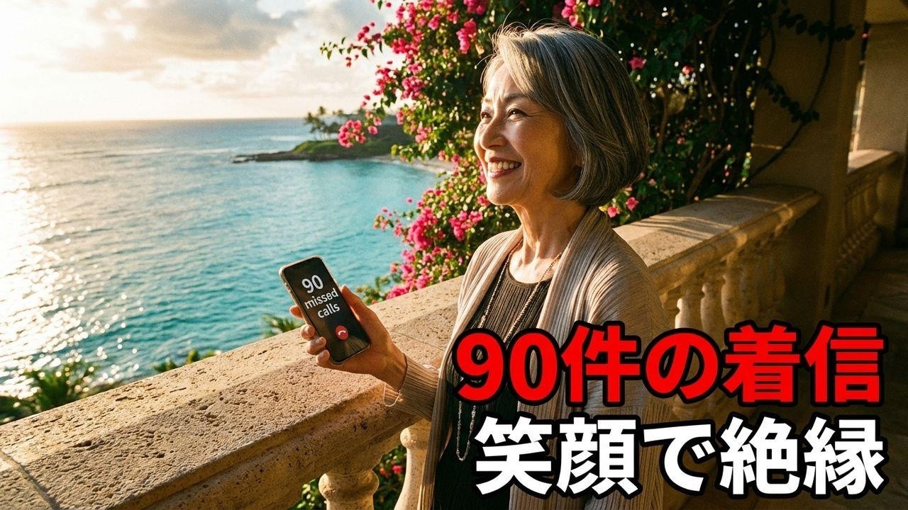 絶縁された私の逆転劇！ハワイ移住後に息子から90件の着信…