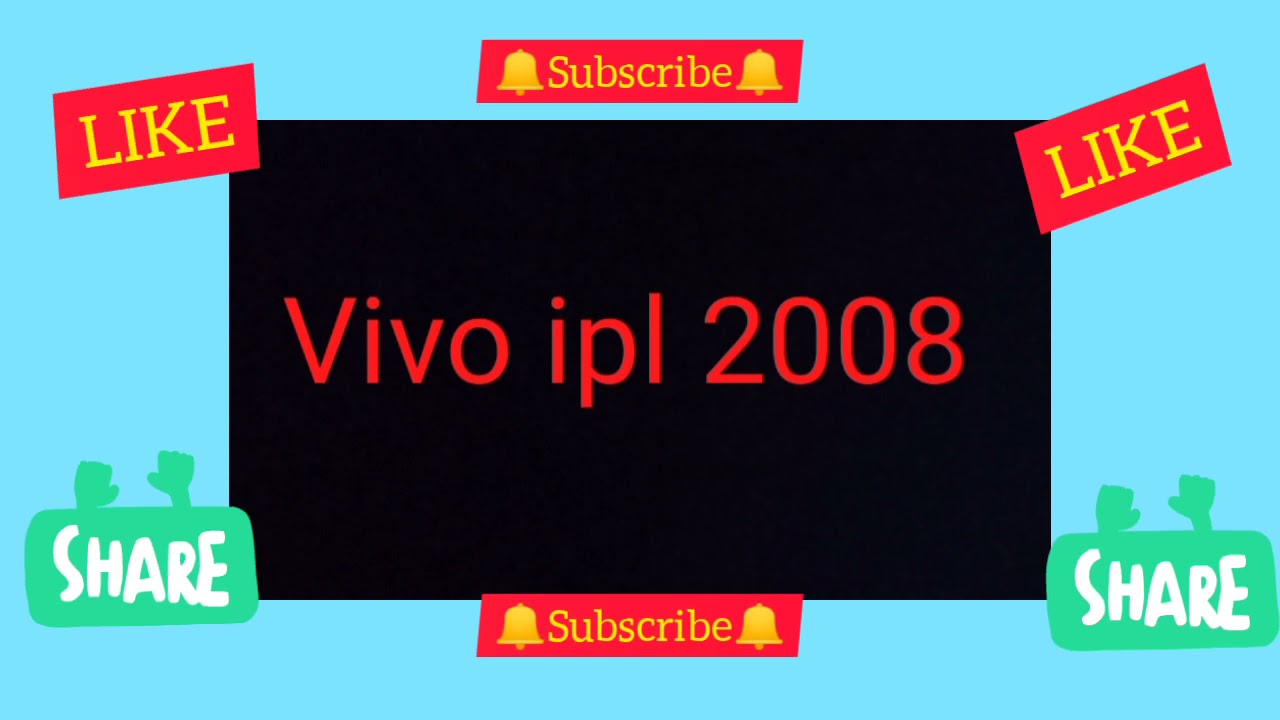 2008-2020 VIVO IPL POINTS TABLE MUST WATCH