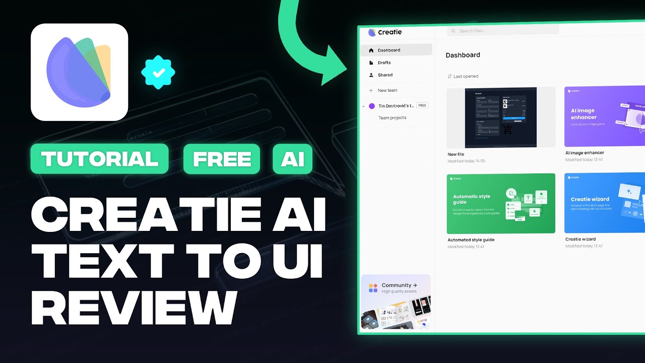 Creatie AI Text to UI Review - Best Free Figma Alternative in 2025