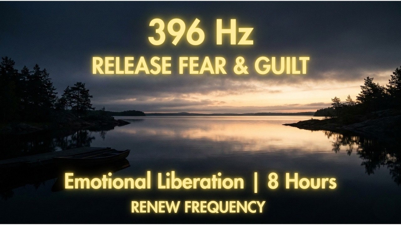 396Hz Solfeggio Frequency | Release Fear & Guilt | 8 Hours Emotional Liberation Music