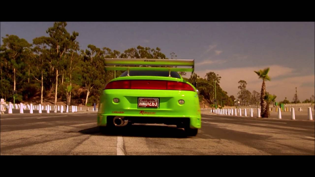 Fast & Furious (2001) Brian Opening Scene (1995 Mitsubishi Eclipse) [Full HD/1080p]