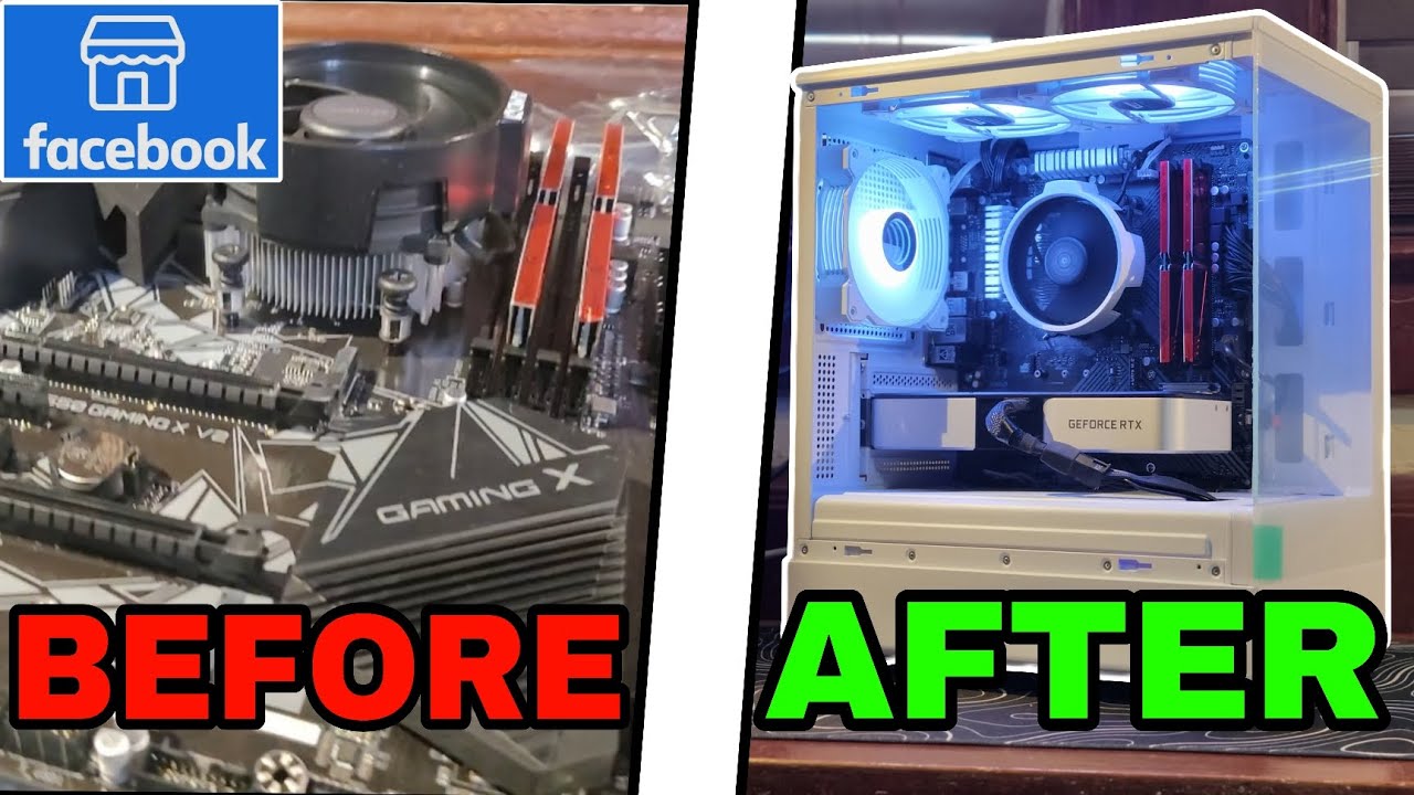 I Built a Gaming PC Using ONLY Amazon & Facebook Marketplace! (Huge Profit)