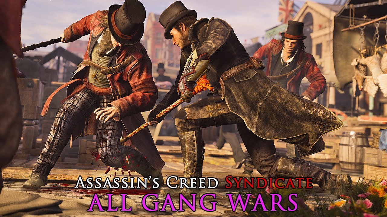 Assassin's Creed Syndicate Activities (New Game, 100%): All Gang Wars
