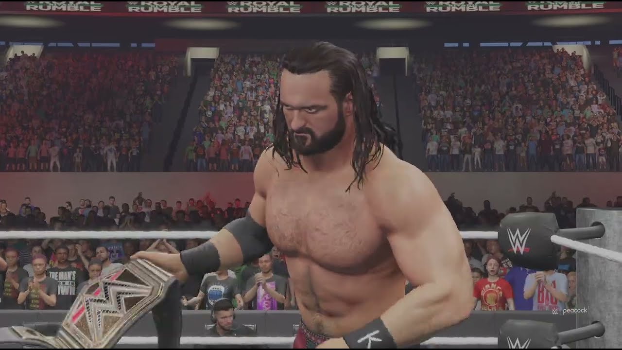 WWE 2K25 Drew Mcintyre Vs Sami Zayn For the Undisputed WWE Championship Royal Rumble Predicton