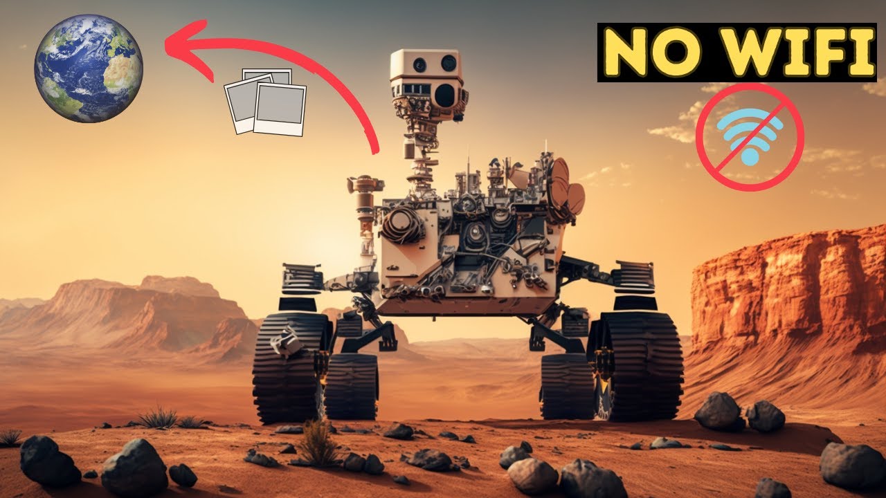 How does Mars Rover Send Pictures without Wifi Network?