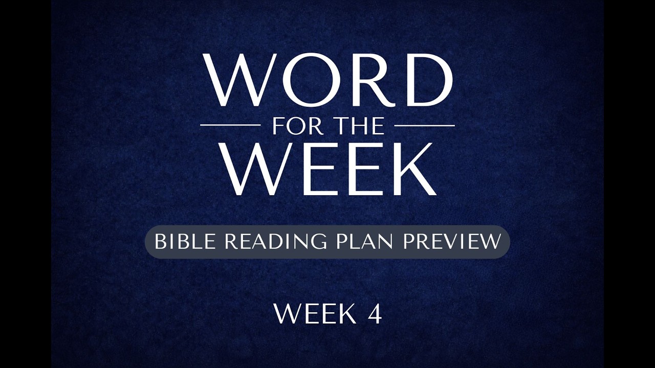 Week Four: Word for the Week