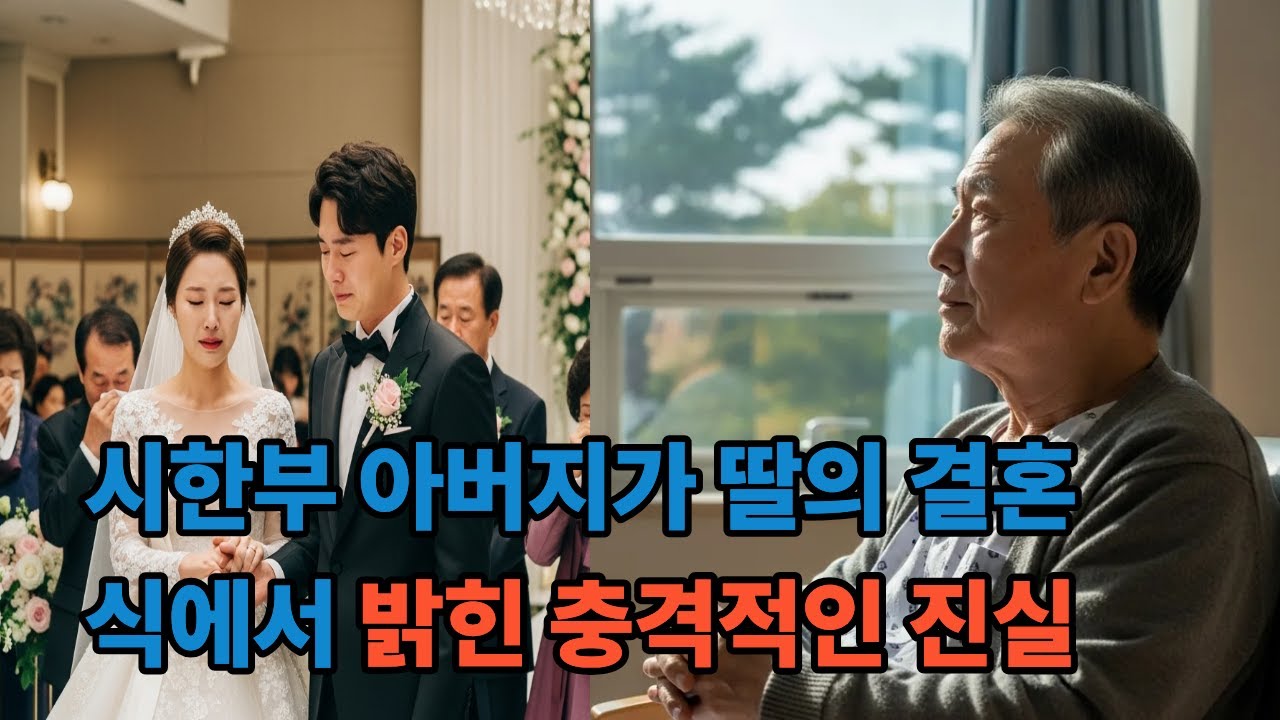 시한부 아버지가 딸의 결혼식에서 밝힌 충격적인 진실